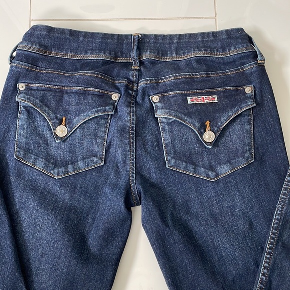 Hudson mid rise Collin dark denim jeans. Size 26 - Picture 3 of 5